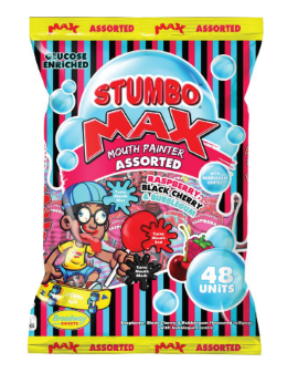 Stumbo Lollipops Max Mouth Painter Assorted 1Kg