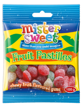 Mister Sweet Fruit Pastilles 100G