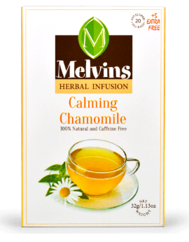MELVINS CHAMOMILE TEABAGS 25'S  | Treats 'N More