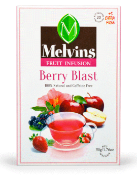MELVINS BERRY BLAST TEABAGS 25'S TAGGED | Treats 'N More