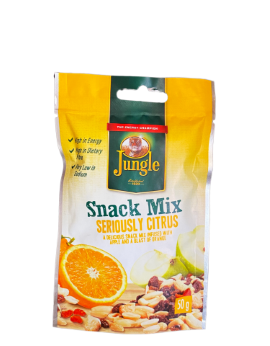 JUNGLE SNACK MIX SERIOUSLY CITRUS 50G | Treats 'N More