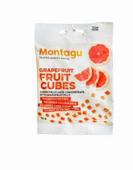 MONTAGU GRAPEFRUIT CUBES 50G | Treats 'N More