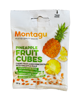 MONTAGU PINEAPPLE FRUIT CUBES 50G | Treats 'N More
