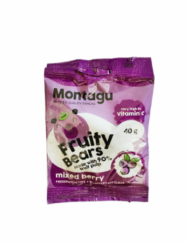 Montagu Fruity Bears Mixed Berry 40G image