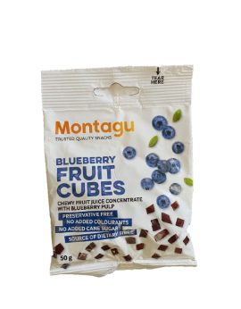MONTAGU BLUEBERRY FRUIT CUBES 50G | Treats 'N More
