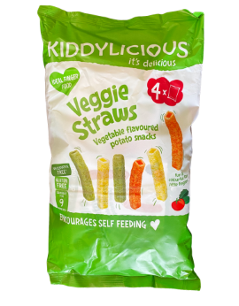 Kiddylicious Veggie Straws 9Months+ (48G)