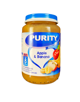 PURITY FRUIT APPLE AND BANANA 8MONTHS (200ML) | Treats 'N More
