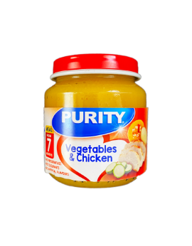 PURITY VEGETABLES AND CHICKEN  MEAL 7 MONTHS (125ML)  | Treats 'N More