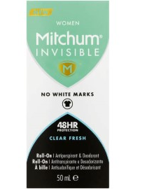 MITCHUM WOMEN INVISIBLE (CLEAR FRESH) 50ML | Treats 'N More