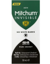 MITCHUM MEN INVISIBLE (PURE ENERGY) 50ML | Treats 'N More