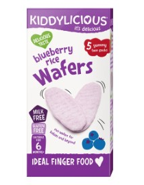 KIDDYLICIOUS BLUEBERRY RICE WAFERS 6 MONTHS+ | Treats 'N More